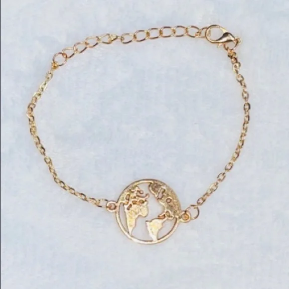 World Map Bracelet NWOT - Picture 4 of 7